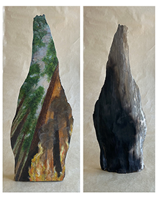 Image of Brooke Shockey's wood sculpture, Redwoods Legacy.